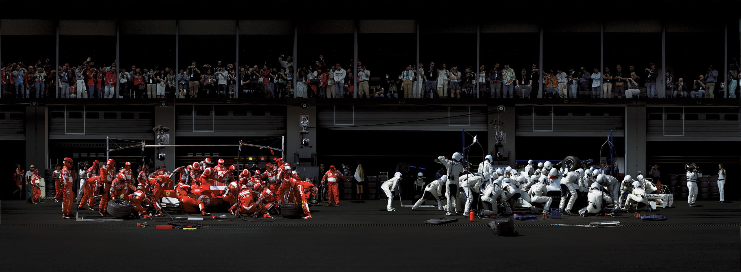 Andreas Gursky: "F1 Boxenstopp I"